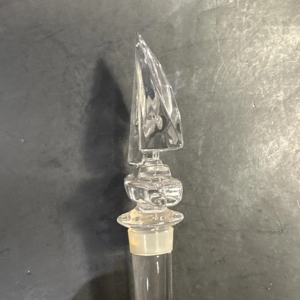 Mikasa Regatta Clear Sail Boat Bottle Stopper Nautical Wine Champagne